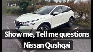 Nissan Qashqai Show me Tell me questions & answers for UK Driving Test