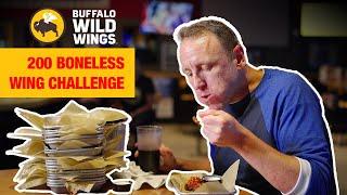 I was Challenged to EAT 200 Boneless Wings at BWW - 2024 Restaurant Challenge #3