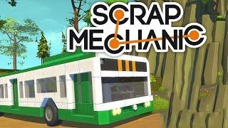 Строим троллейбус в Scrap Mechanic