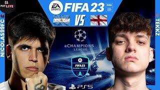 NICOLAS99FC VS TEKKZ  FIFA 23 - eCHAMPIONS LEAGUE QUALIFIER FGS23 - PRO VS PRO