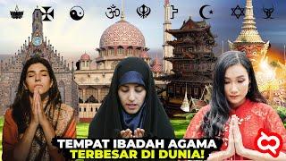 KAPASITASNYA SAMPAI JUTAAN ORANG Inilah Tempat Ibadah Terbesar Tiap Agama di Dunia Islam Terluas?