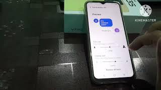 How To Change Vivo Y35 Font Size  Vivi Y35 me Font kaise Change Kare