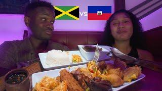 Jamaican first time trying Haitian Food ‍↕️