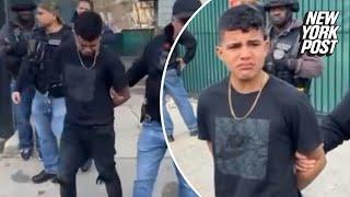 ‘Armed and dangerous’ teen migrant from Venezuela cries after arrest over Times Square shooting