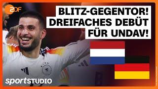 Niederlande – Deutschland Highlights  UEFA Nations League 2. Spieltag 202425  sportstudio