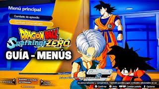 Así funcionan los menús en DRAGON BALL Sparking Zero