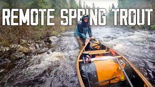 Six Day Remote Spring Trout Fishing Adventure - Portaging Camping & Canoeing in Interior Algonquin