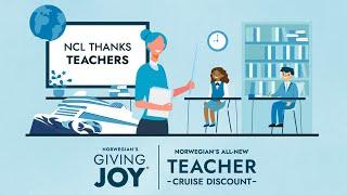 NCL️ Teachers  NEW Teacher Cruise Discount & Cruise Giveaway