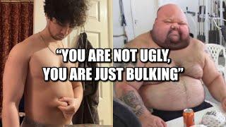 You are not ugly you are just bulking..
