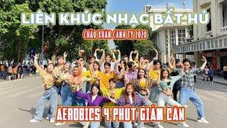 AEROBICS 4 PHÚT GIẢM CÂN LIÊN KHÚC NHẠC TẾT BẤT HỦ CHOREOGRAPHY by OOPS CREW  XUÂN CANH TÝ 2020