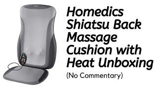 Homedics Shiatsu Back Massage Cushion with Heat Unboxing No Commentary