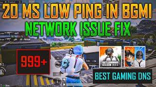  GET 20 MS LOW PING  Network Issue Fix 2024  High Ping Problem Fix  Best Gaming Dns