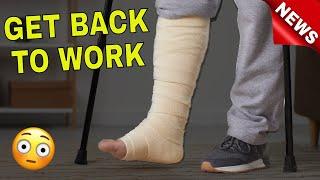 Government Tells Electrician With Broken Leg ‘Keep Working’