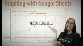 Graphing in Google Sheets LineLinear Graph Density Example & Finding Slope