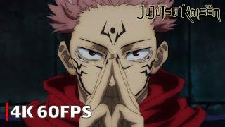 Sukuna vs Special Grade - Full Fight  Jujutsu Kaisen Season 1 Episode 4  4K 60FPS  Eng Sub