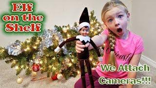 Evil Elf on the Shelf Caught Moving on Camera We Attach Real Spy Cams to the Bad Elf