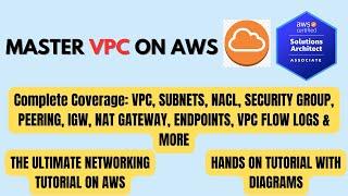 Master VPC on AWS  Complete Hands On Tutorial with Diagrams  All Concepts  #aws #awstutorial