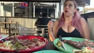 BIG BURP From A Hot Latina Scares Guests in A Restaurant @EatwithZii