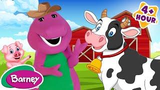 Old MacDonalds Farm  Animals for Kids  Full Episode  Barney the Dinosaur