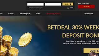 How to Login on BetDeal.com