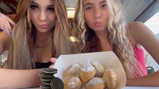 ASMR EATING DEEP FRIED OREOS