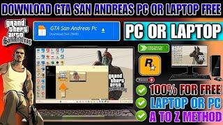  GTA SAN ANDREAS DOWNLOAD PC FREE  HOW TO DOWNLOAD AND INSTALL GTA SAN ANDREAS IN PC & LAPTOP