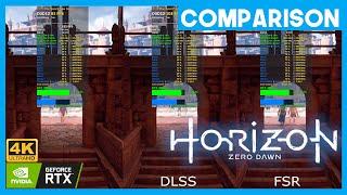 Horizon Zero Dawn - DLSS vs FSR Comparison 4K Ultimate Quality  RTX 3090  i7-8700K