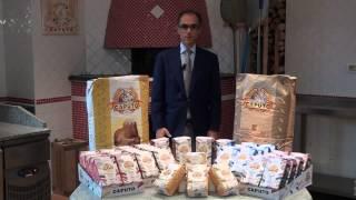 Antimo Caputo shows Molino Caputos 25kg flours