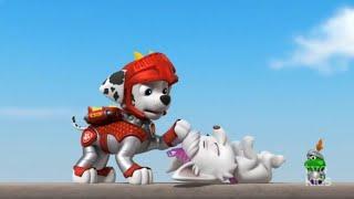 PAW Patrol Rescue Knights Marshall and Rocky Save Sweetie