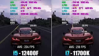 i5 12400F DDR5 vs i7 11700K DDR4 - Test in 8 Games