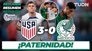 Resumen y goles  Estados Unidos 3-0 México  CONCACAF Nations League - SEMIFINAL  TUDN