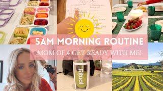 5AM ROUTINE  GET READY WITH ME  MOM OF 4  BENTO BOX LUNCH FOR KIDS  COMPLETE BREAKFAST