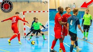 I Played in a PRO FUTSAL MATCH & I SCORED A GOAL Football Skills