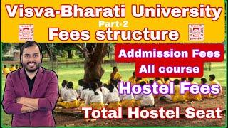 Visva-Bharati University 2024 Fees Structure? Addmission feesHostel Fees  Hostel Update part-2 