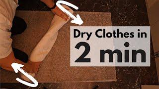How to Dry Clothes FAST Quick Method That Actually Works