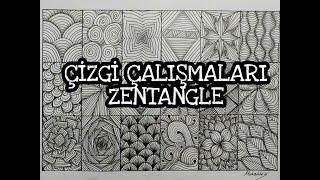 Çizgi ÇalışmalarıZentangleDoku Çalışması