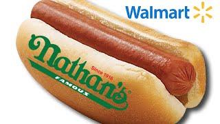 Walmart deli Nathans hot dog review