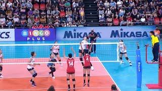 Odina Aliyeva power plays in Set 2  2022 PVL Reinforced Conference