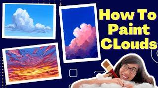 How To Paint Cloud  Quickly Improve Your Cloud Painting