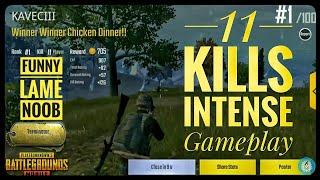 Player Unknown Battlegrounds 11 KillsIntense Gameplay