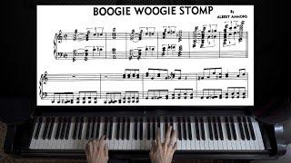 Boogie Woogie Stomp - Albert Ammons  Piano with Sheet Music