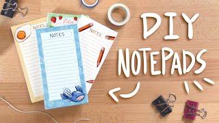 DIY Notepads  Very easy + Printable Patterns