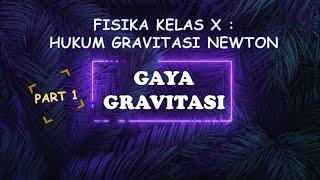 FISIKA KELAS X - HUKUM GRAVITASI NEWTON PART 1  GAYA GRAVITASI