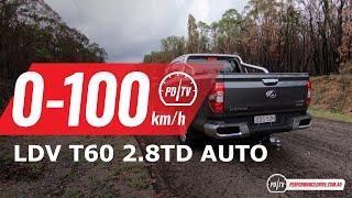 2020 LDV T60 0-100kmh & engine sound