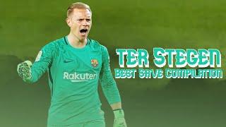 Marc-André ter Stegen Best Saves • Save Compilation  Messi with gloves