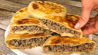 When you have flour water and ground beef at home make this easy and delicious recipe