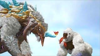 Ark Extinction - ICE TITAN vs MEGAPITHECUS GammaBeta n Alpha Ep.2