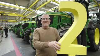 Twee miljoen John Deere tractoren uit de fabriek in Mannheim de productie