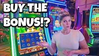 This Slot Machine Lets You Buy the Bonus?  This is Crazy