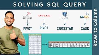 Solving SQL Query  Rows to Column in SQL